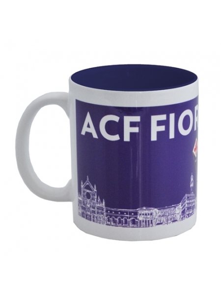 Tazza in ceramica da collezione Skyline ACF Fiorentina